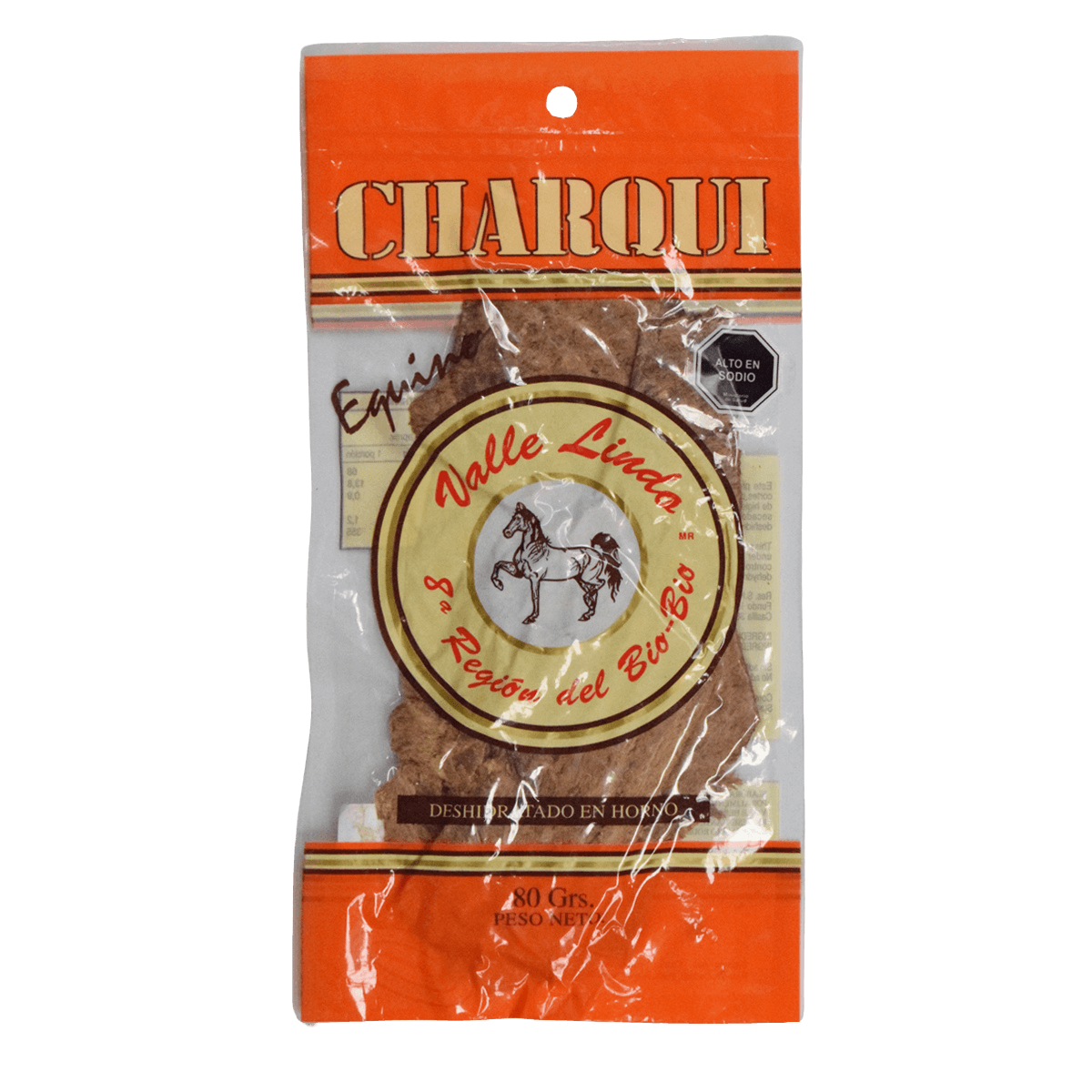 Charqui Equino 80 gramos al vacío