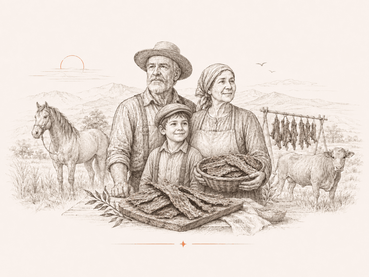 Historia y tradición familiar de Fábrica de charqui Monte Águila